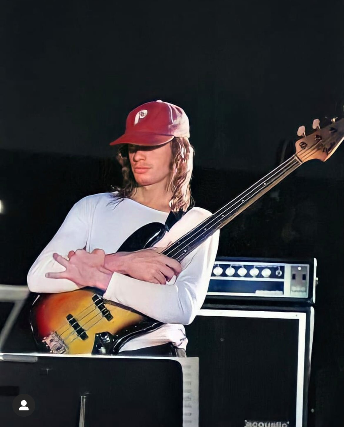 Bass Magazine - A restored and colorized photo of Jaco...