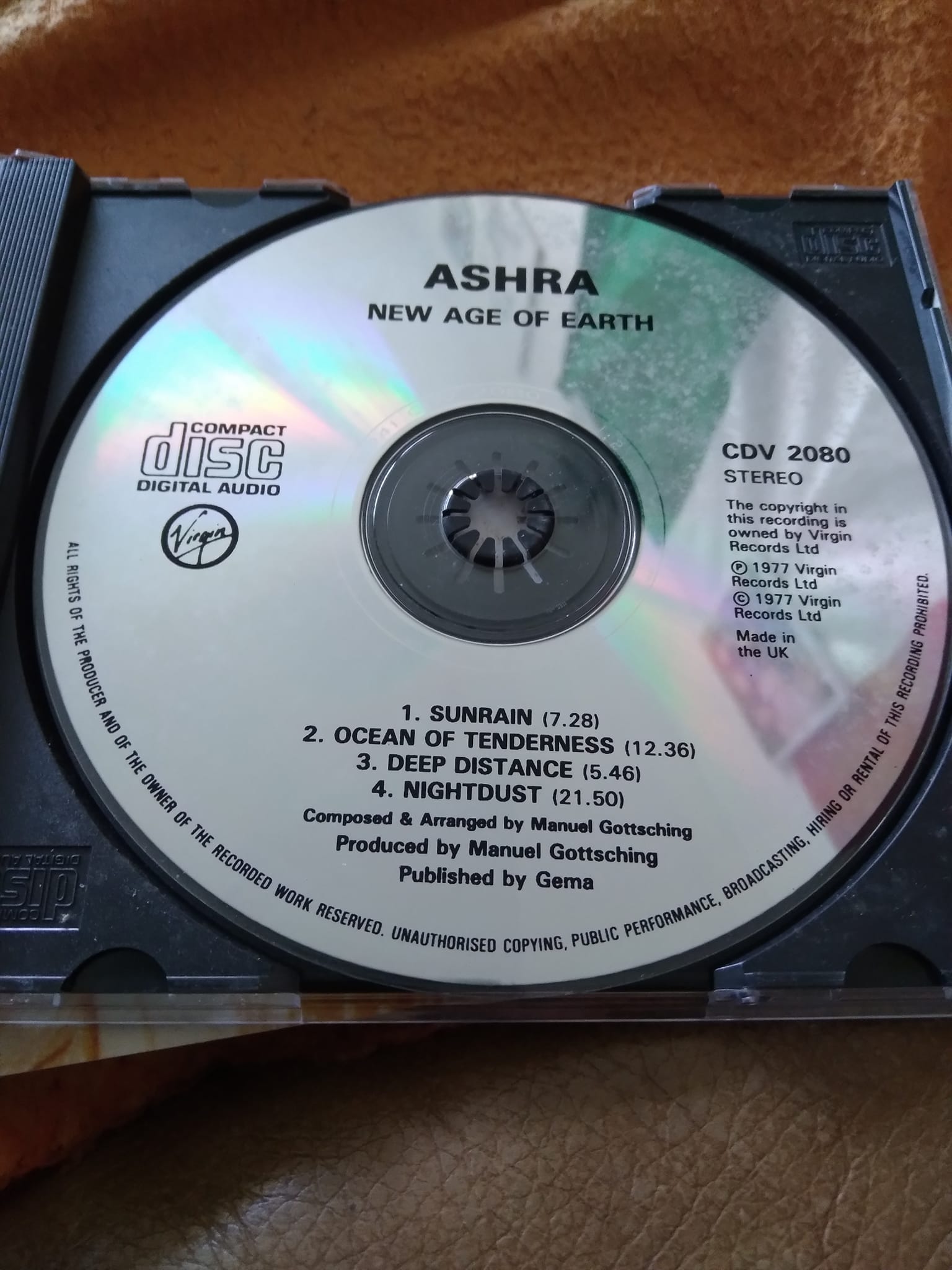 Manuel Göttsching New Age Of Earth CD