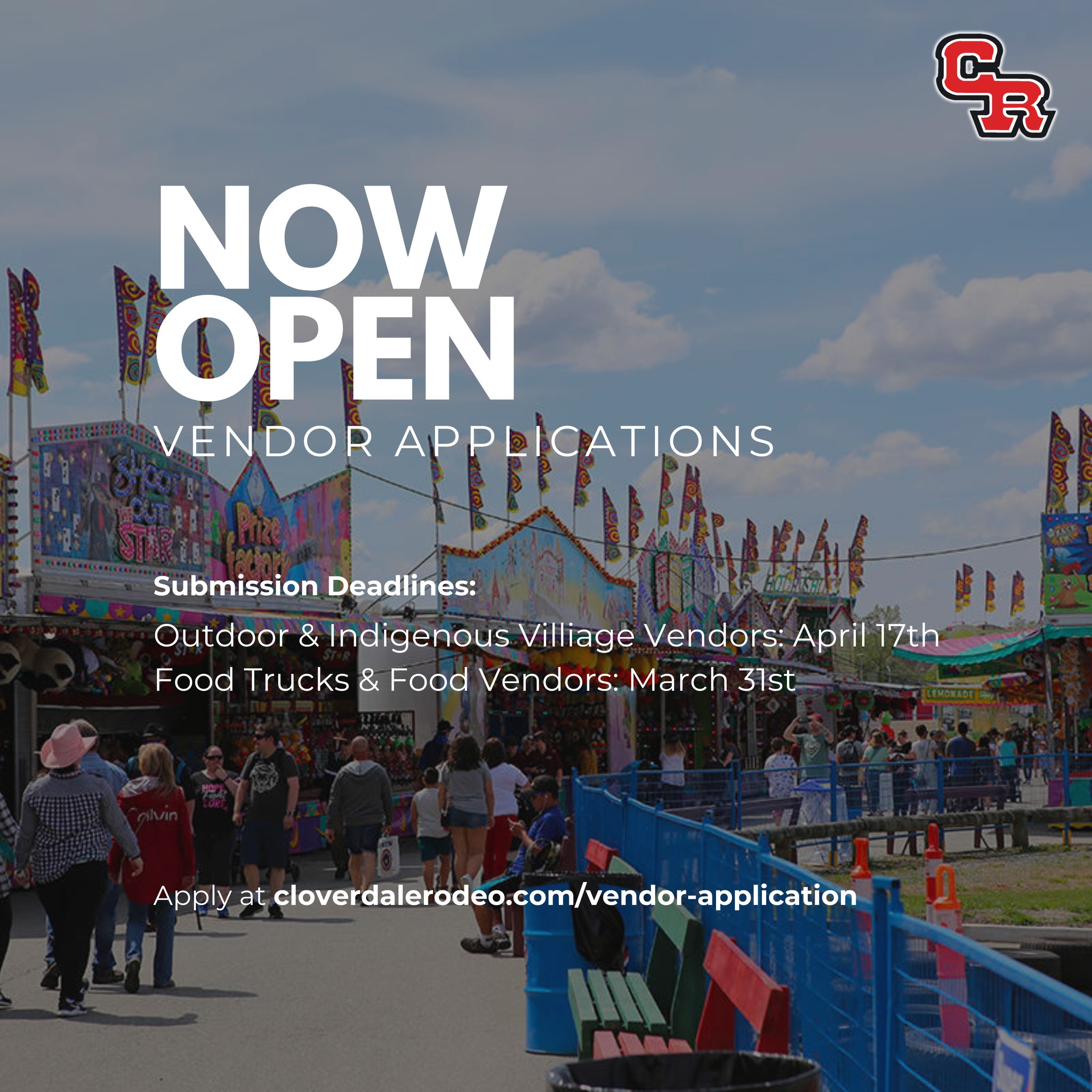 🎪 Calling all vendors! 🌽 Secure your... - Cloverdale Rodeo | Facebook