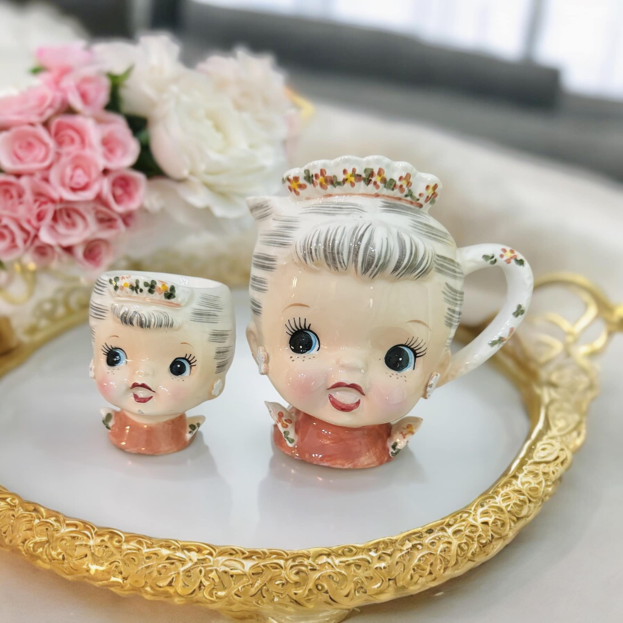 ヴィンテージ ナプコ ミスキューティパイ napco レフトン 1950s Napco Miss Cutie Pie = Vintage Charm ~Napco ( National