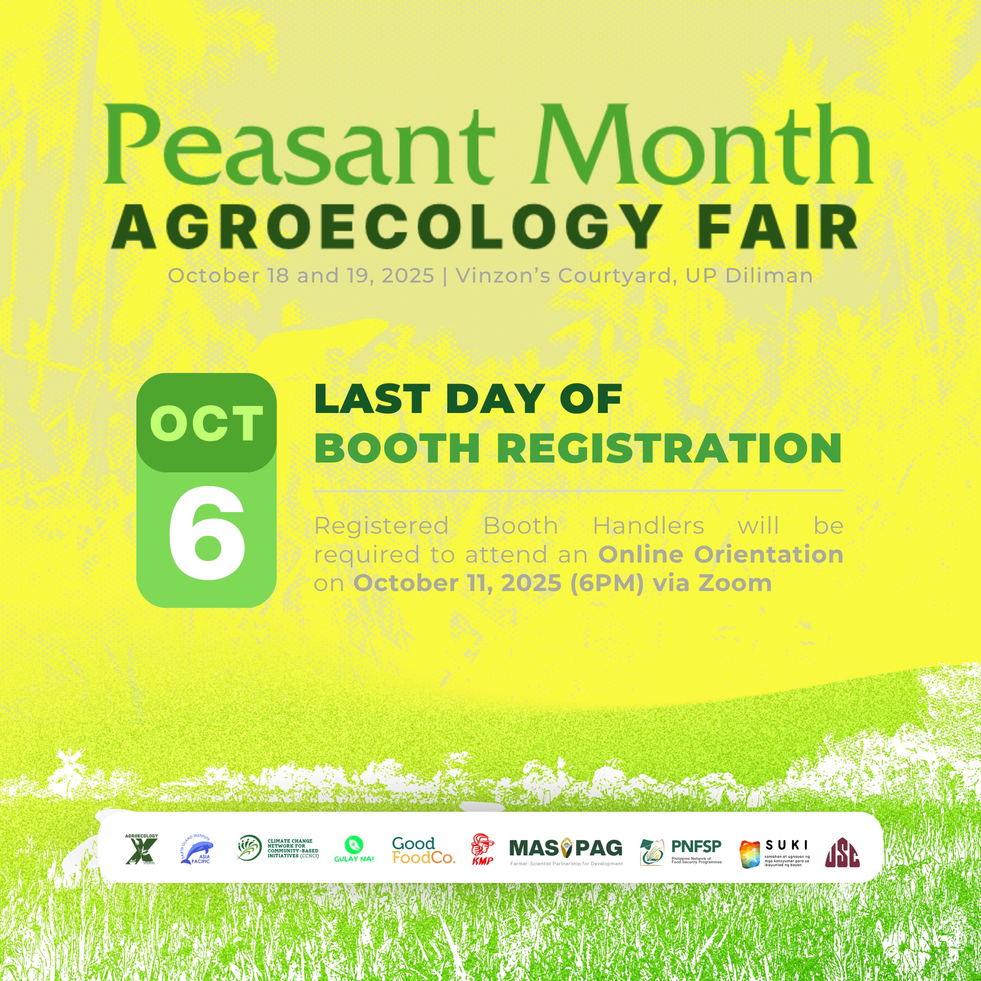Agroecology X - 𝗪𝗮𝗻𝘁 𝘁𝗼 𝘀𝗲𝘁𝘂𝗽 𝗮 𝗕𝗼𝗼𝘁𝗵 𝗮𝘁 𝘁𝗵𝗲 𝗣𝗲𝗮𝘀𝗮𝗻𝘁 𝗠𝗼𝗻𝘁𝗵... | Facebook
