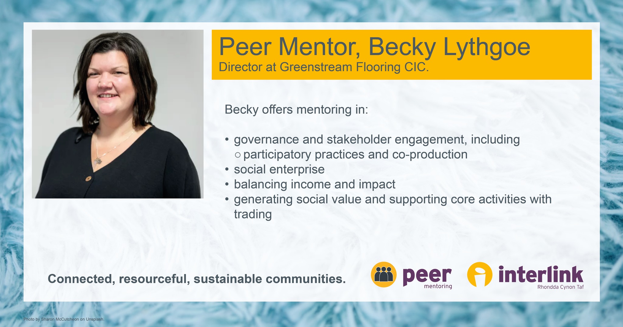 Interlink RCT - Meet peer mentor Becky Lythgoe Your... | Facebook