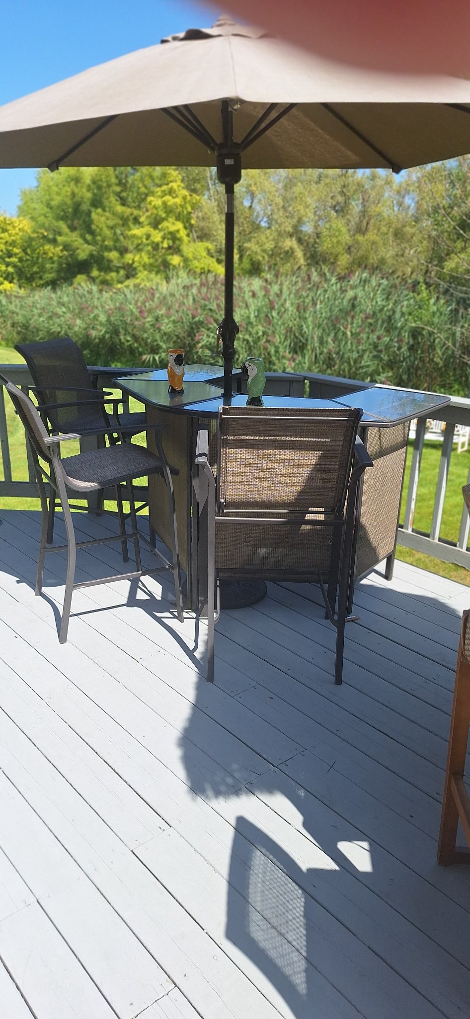 garden oasis harrison patio umbrella Alpha Joy 15ft Extra Large Outdoor Double-Sided with Solar Lights & Umbrella Base, Beige Choose between the low Sears Garden Oasis 10' Square