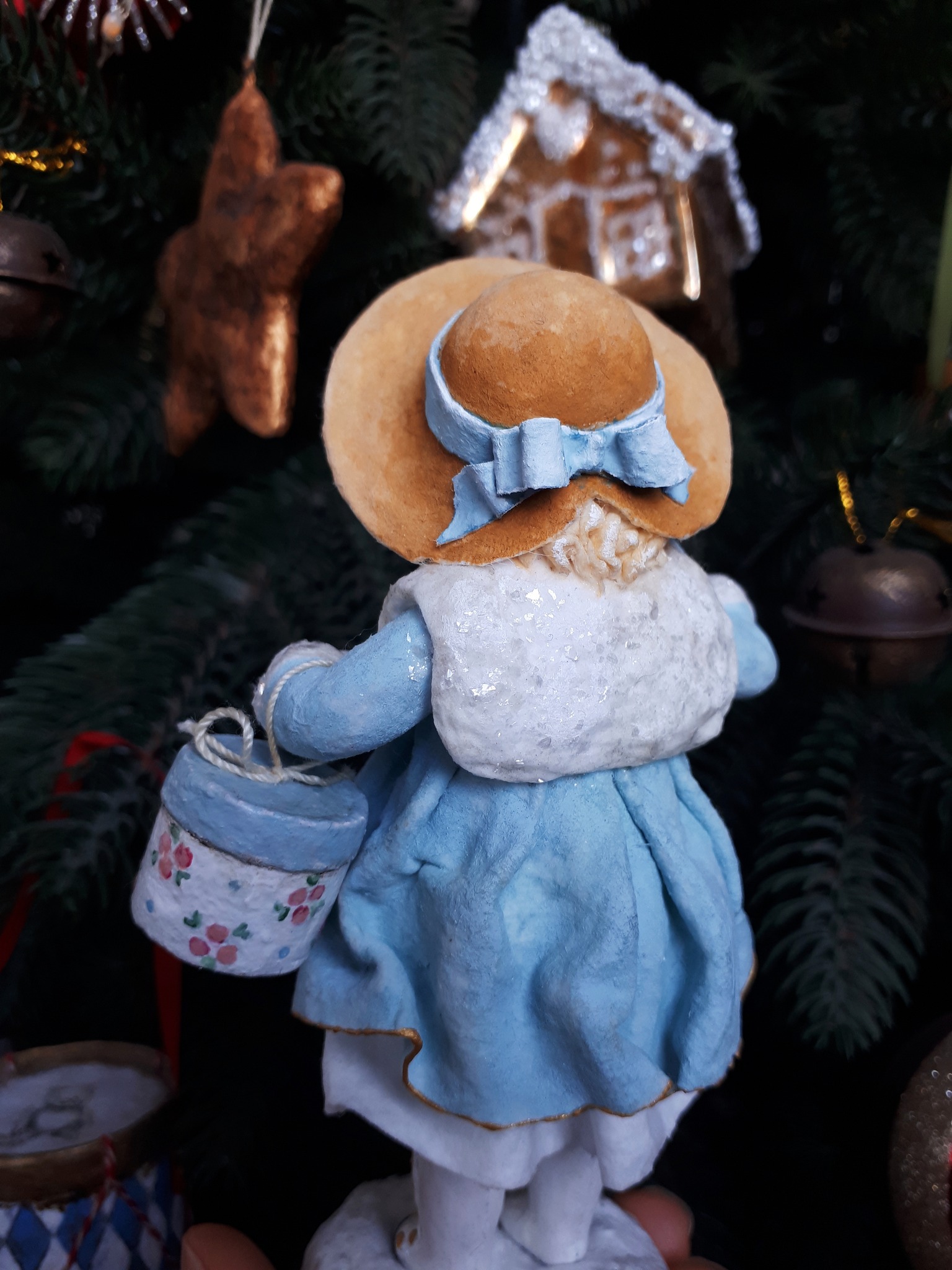 My new doll was made in the spun cotton technique. This time it