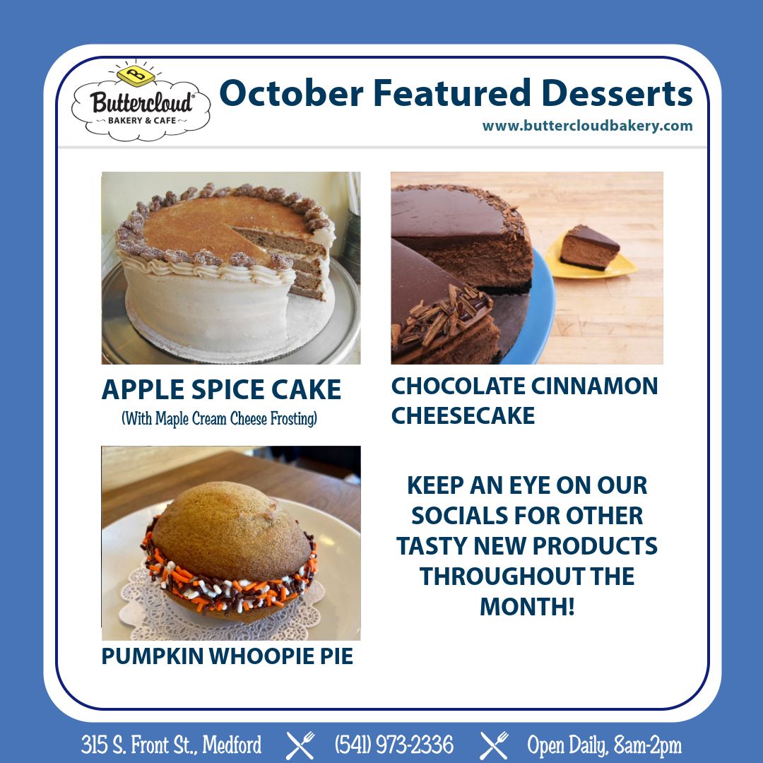 New Month, New Desserts! ... - Buttercloud Bakery & Cafe | Facebook