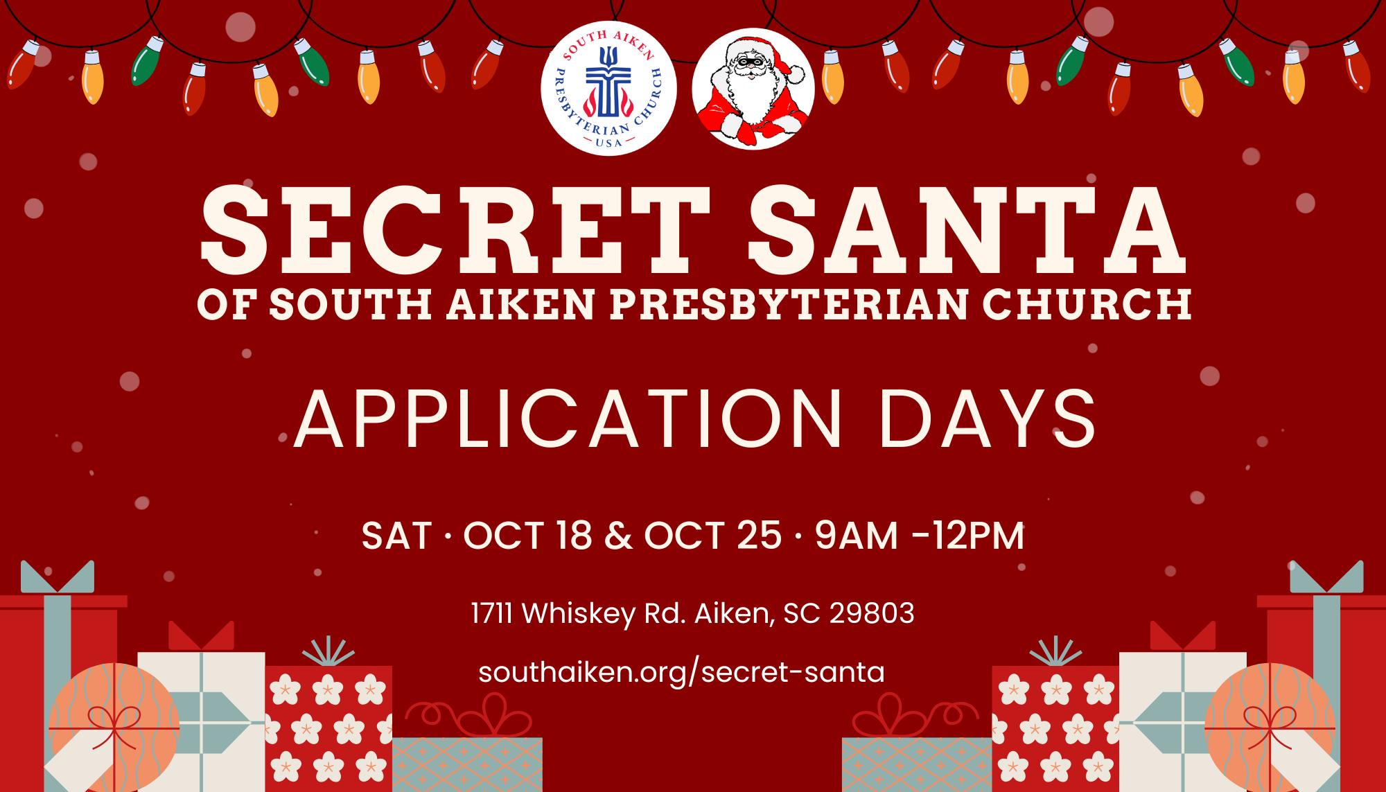 Secret Santa of SAPC Application Days