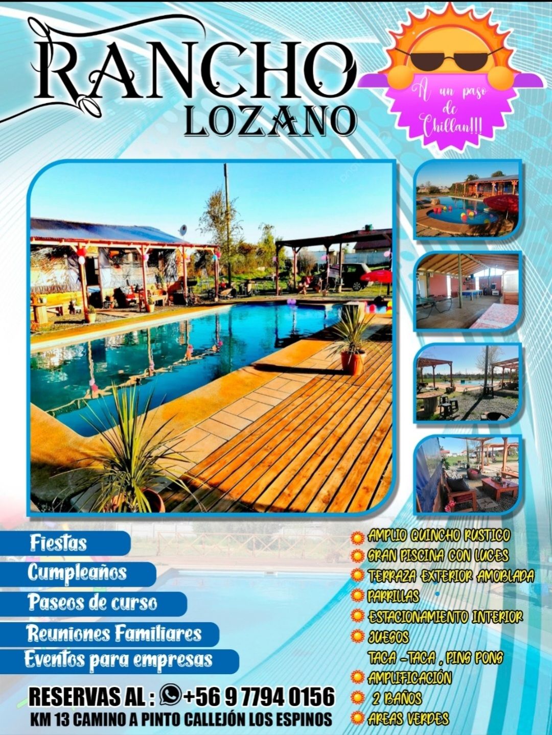 Rancho Lozano eventos | Chillán