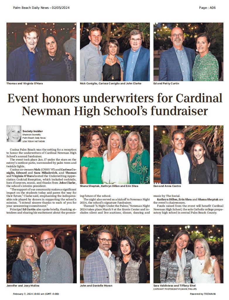 palm beach central dress code The Underwriting Appreciation Reception for Newman Night 2024 was featured this week in the Daily News 💙💛 We can't wait to see everyone on March 9 at the Kravis Center Color:Black Dress 5602 Black Embroidered Floral Gown: