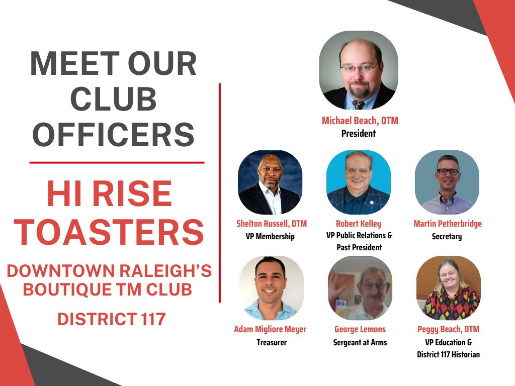 Hi Rise Toastmasters | Raleigh NC