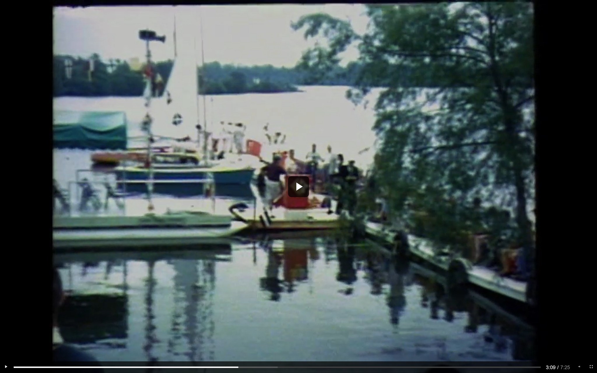 Noblesville - Morse Lake 1957: Christening of the boat Mary Polk Morse ...
