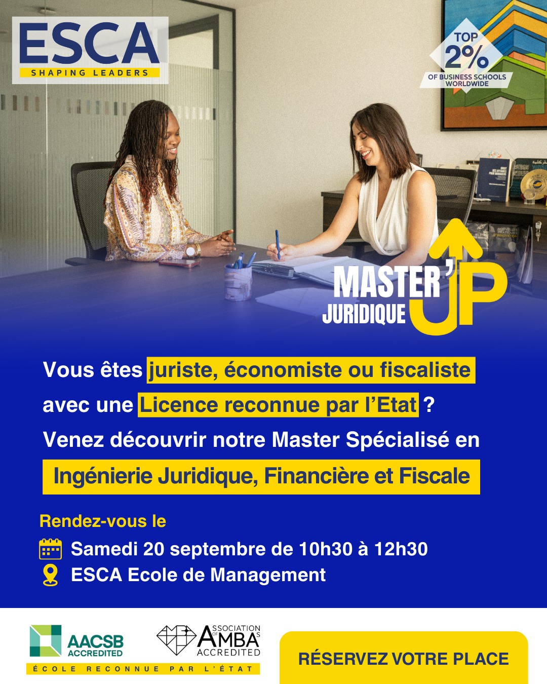 ESCA... - ESCA Ecole de Management - Reconnue par l'Etat