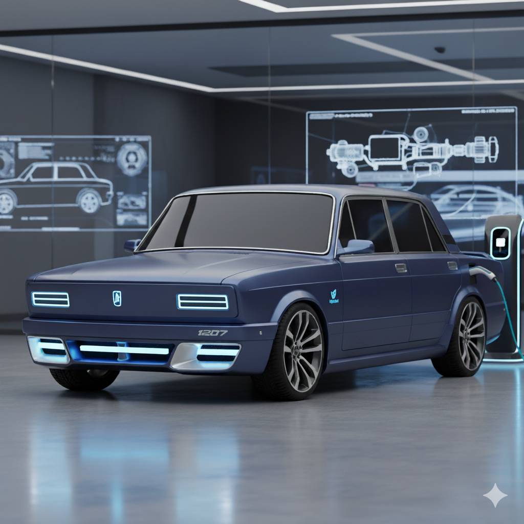 VAZ 2107 Electric Concept Sy 专日為® 0 120 0 น 東口路ー! 0 20 F C