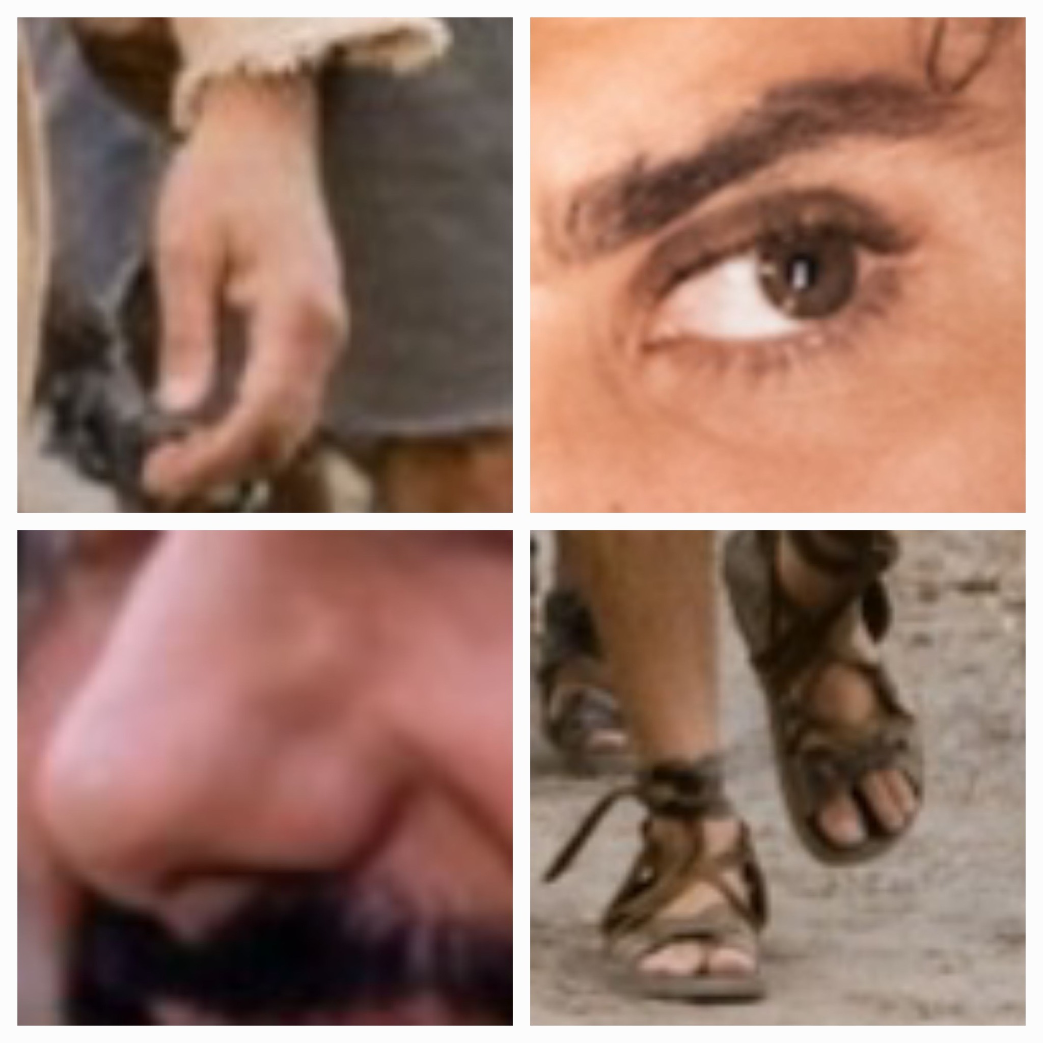 How about this 4 picture test? Hand, Eye, Nose and Legs