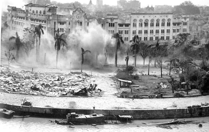 One of the buildings of Letran... - Memorare Manila 1945