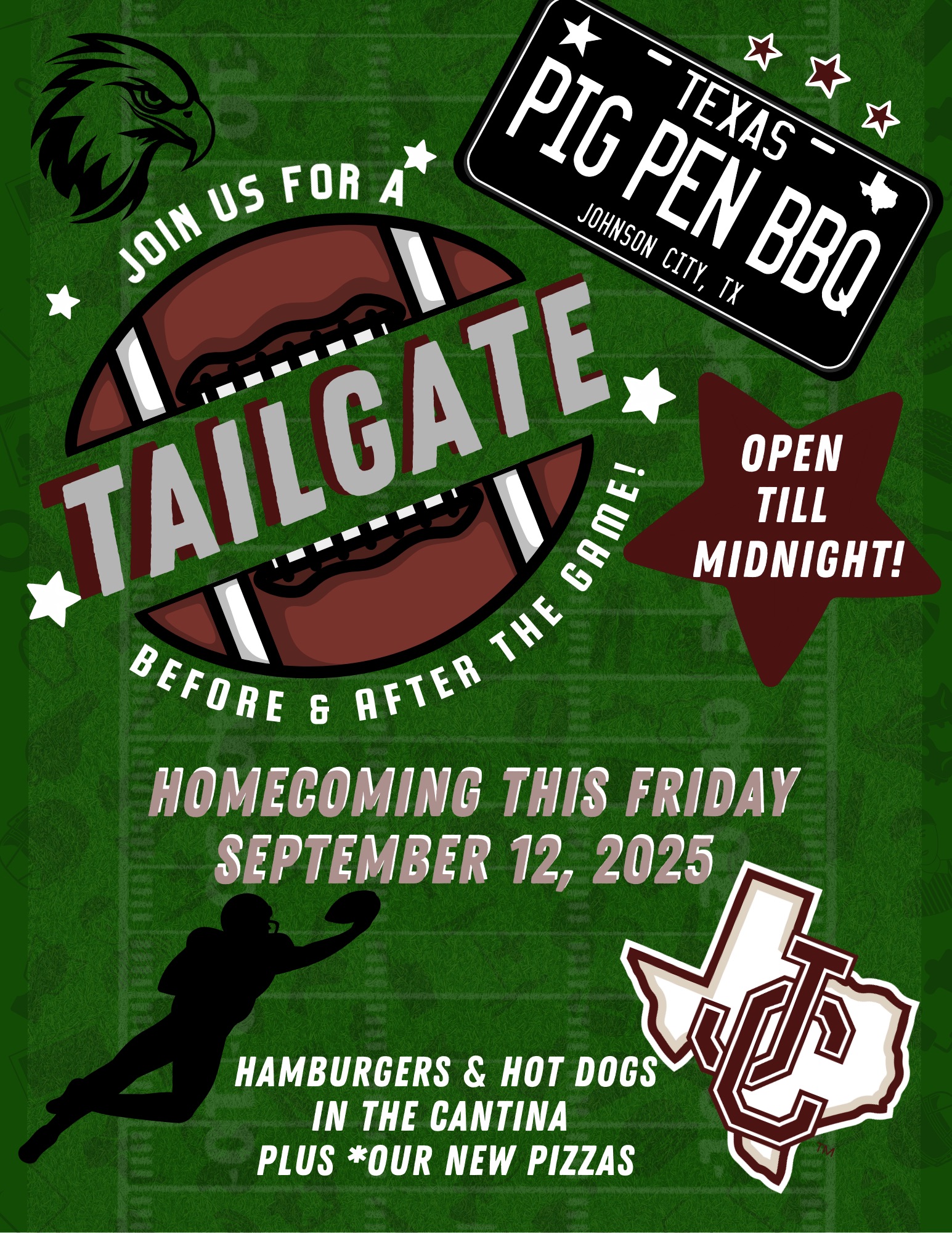 HOMECOMING TAILGATE AT PIG PEN
