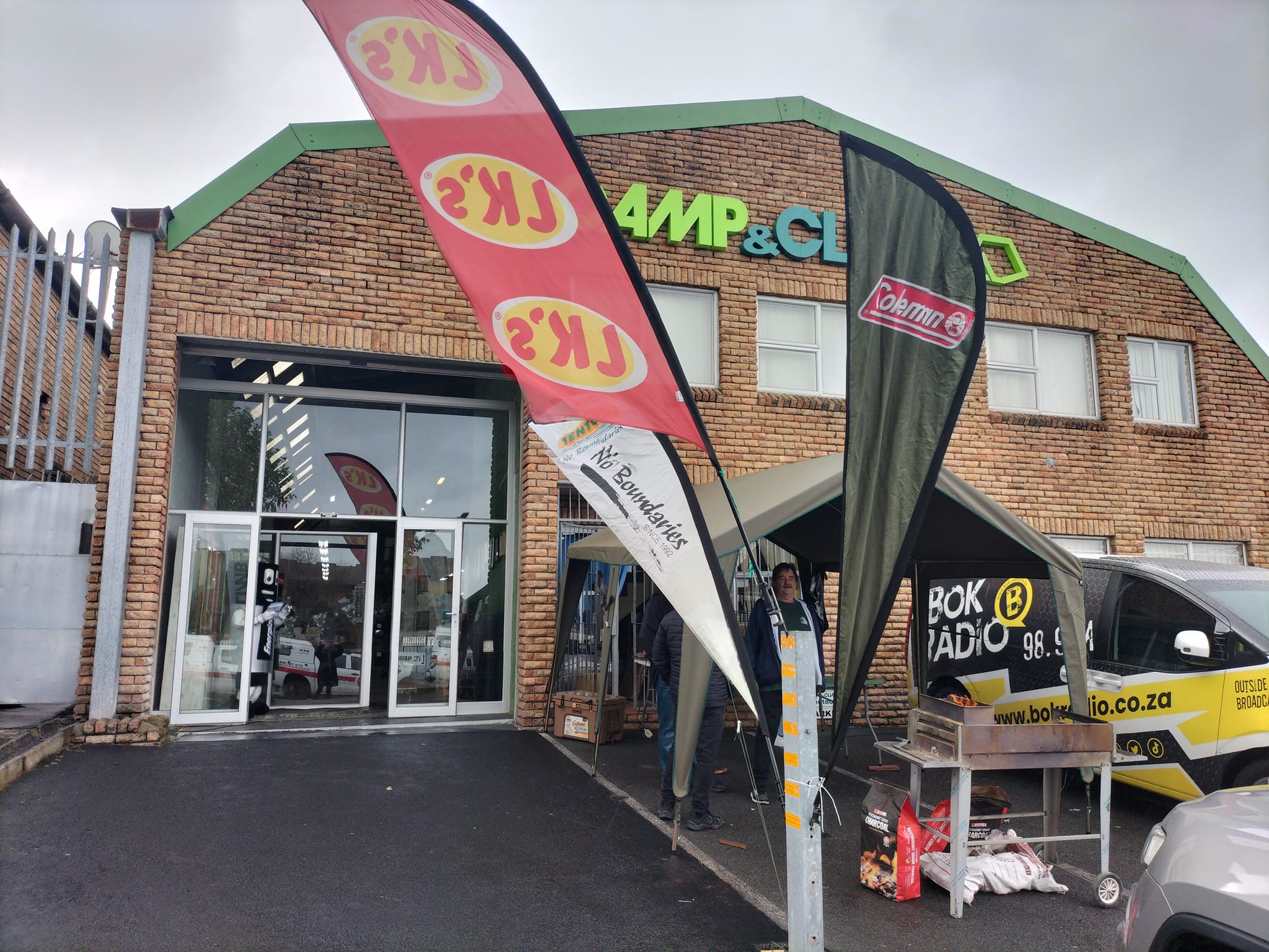 Ons kamp vandag uit by Camp & Climb... - Bok Radio / BokTv
