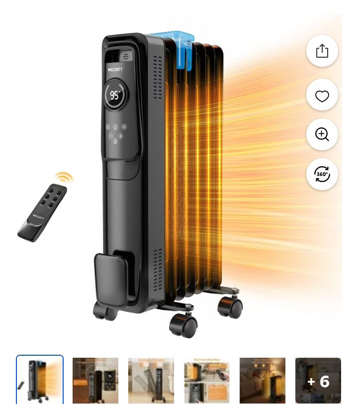 Walmart 90% Off Deals, Coupons & Codes | VECUKTY 1500W Oil Radiator ...