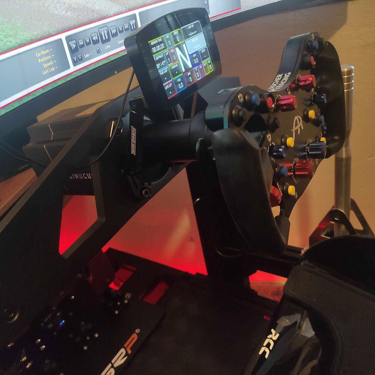 Sim Dash - Luis setup ready to rock 💪 #ddu #simhub...