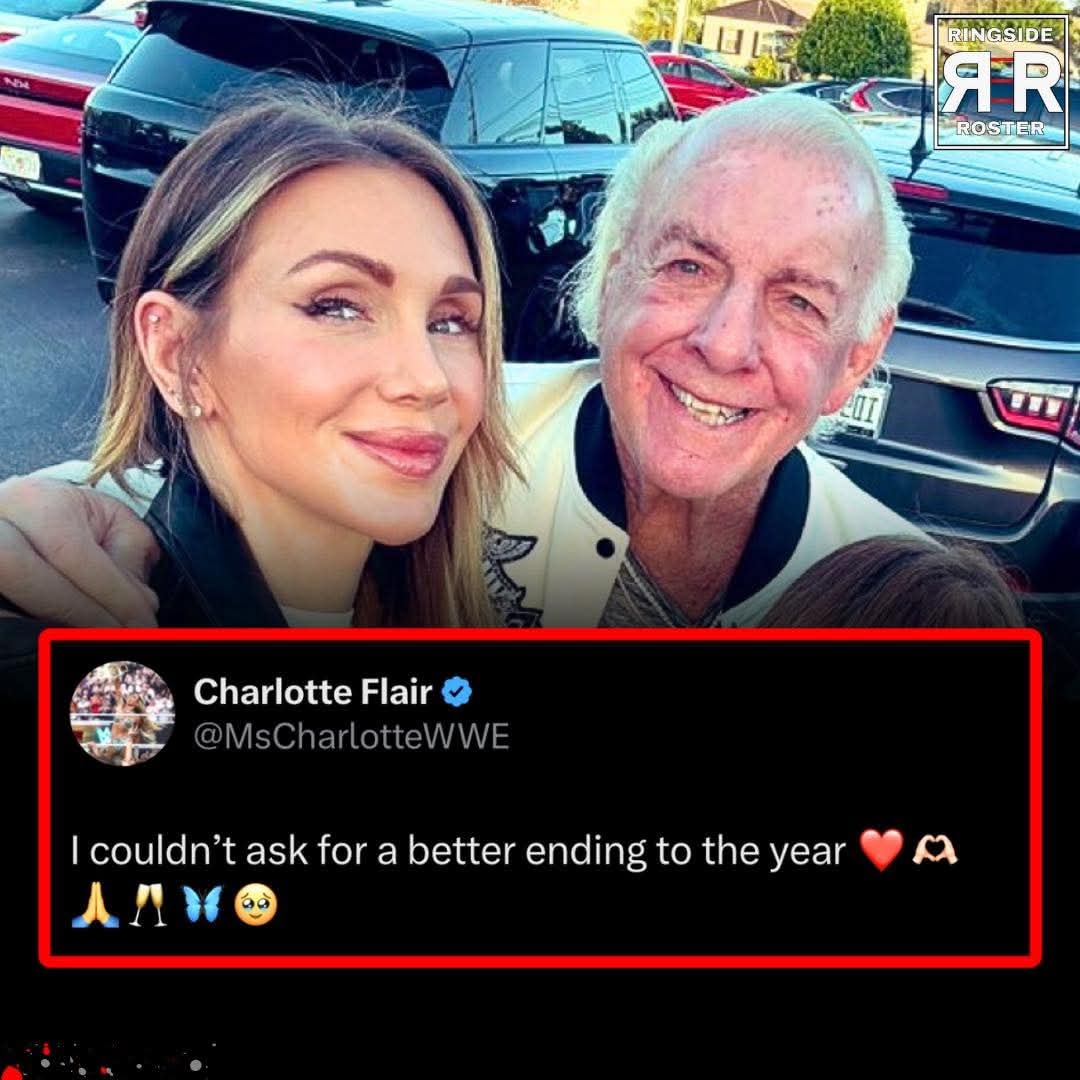 Ric Flair and Charlotte Flair celebrate the holidays together and