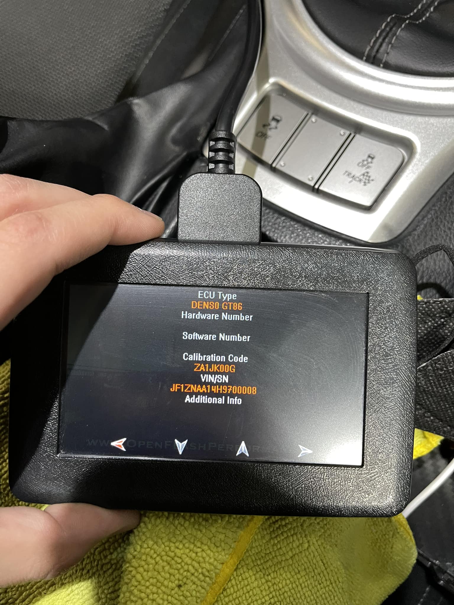 How to verify OpenFlash tune on 2017 86
