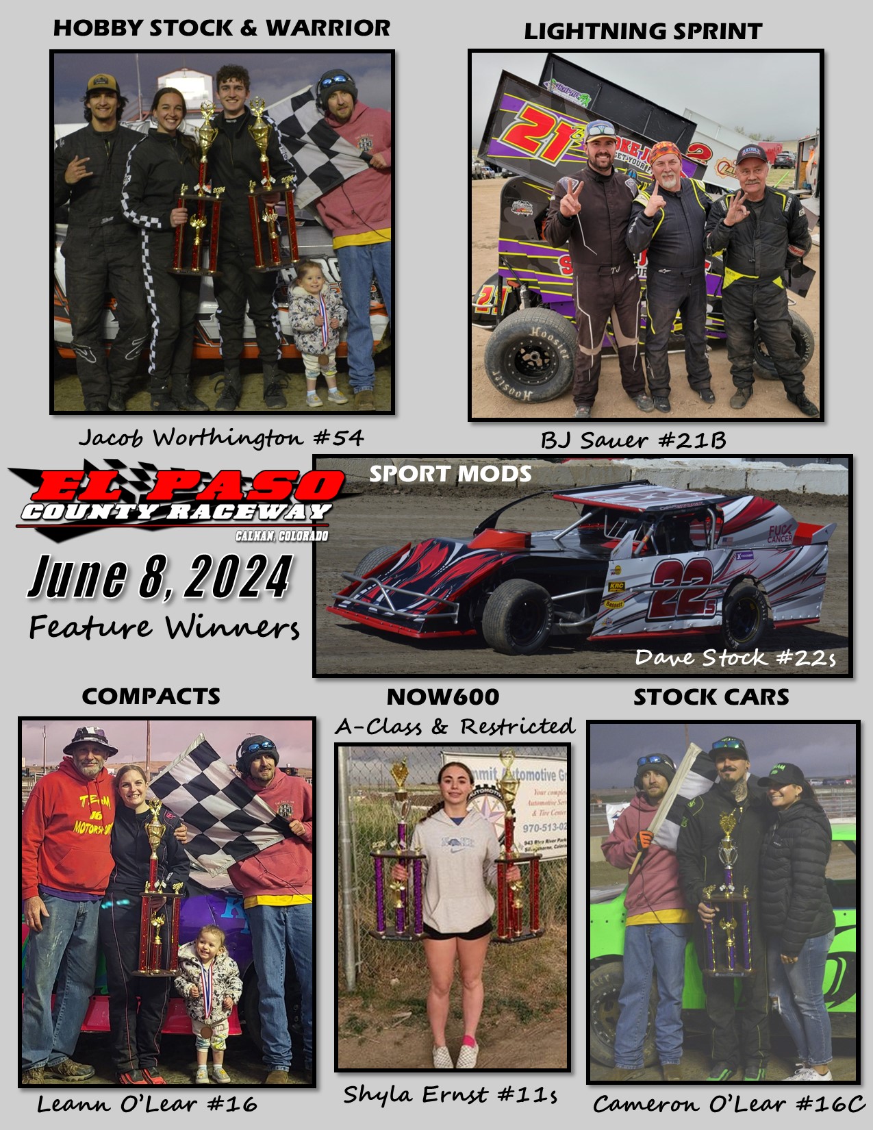 Congratulations to all our... - El Paso County Raceway, Calhan ...