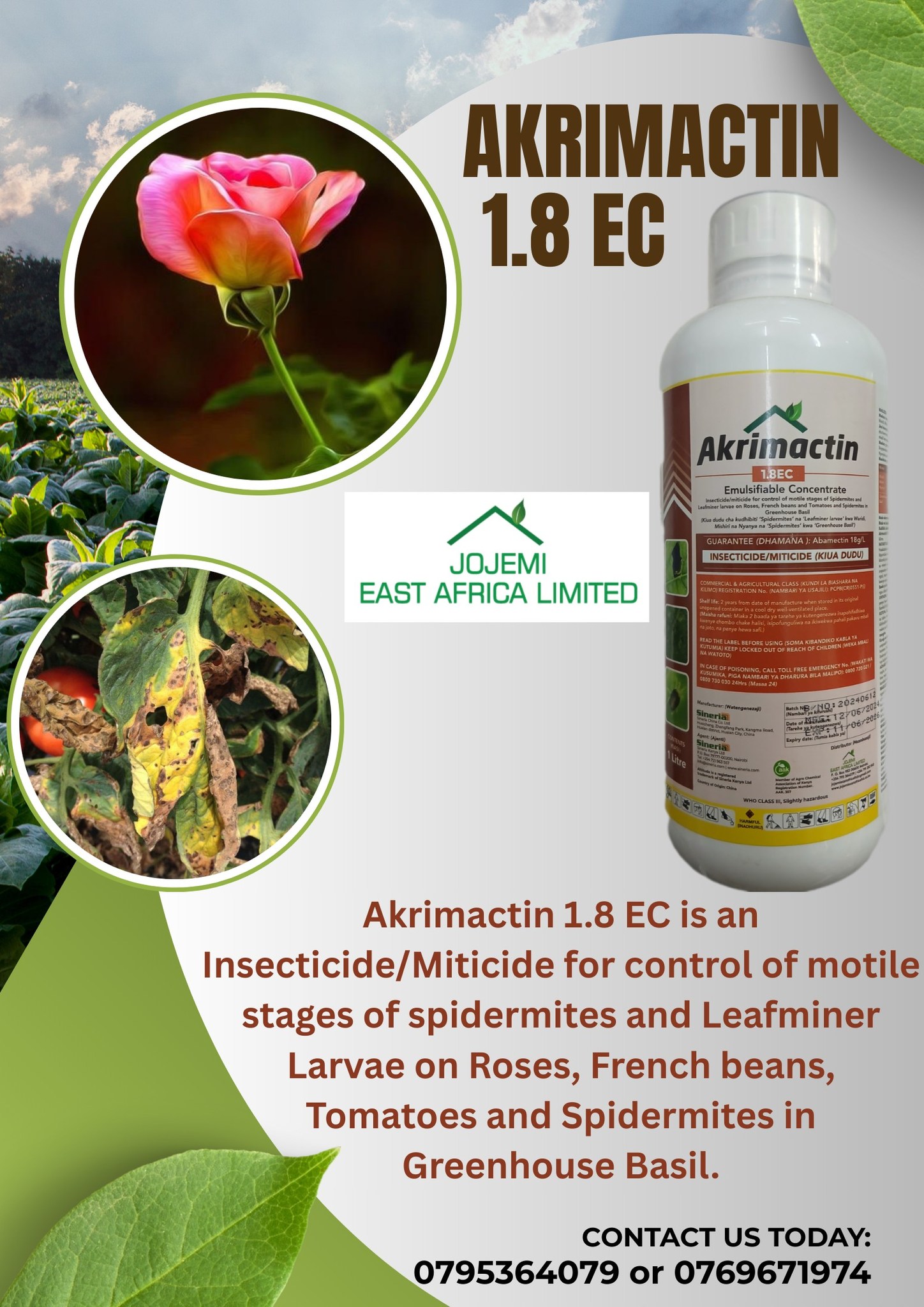 Jojemi - Akrimactin 1.8 EC is an Insecticide/Miticide for control of ...