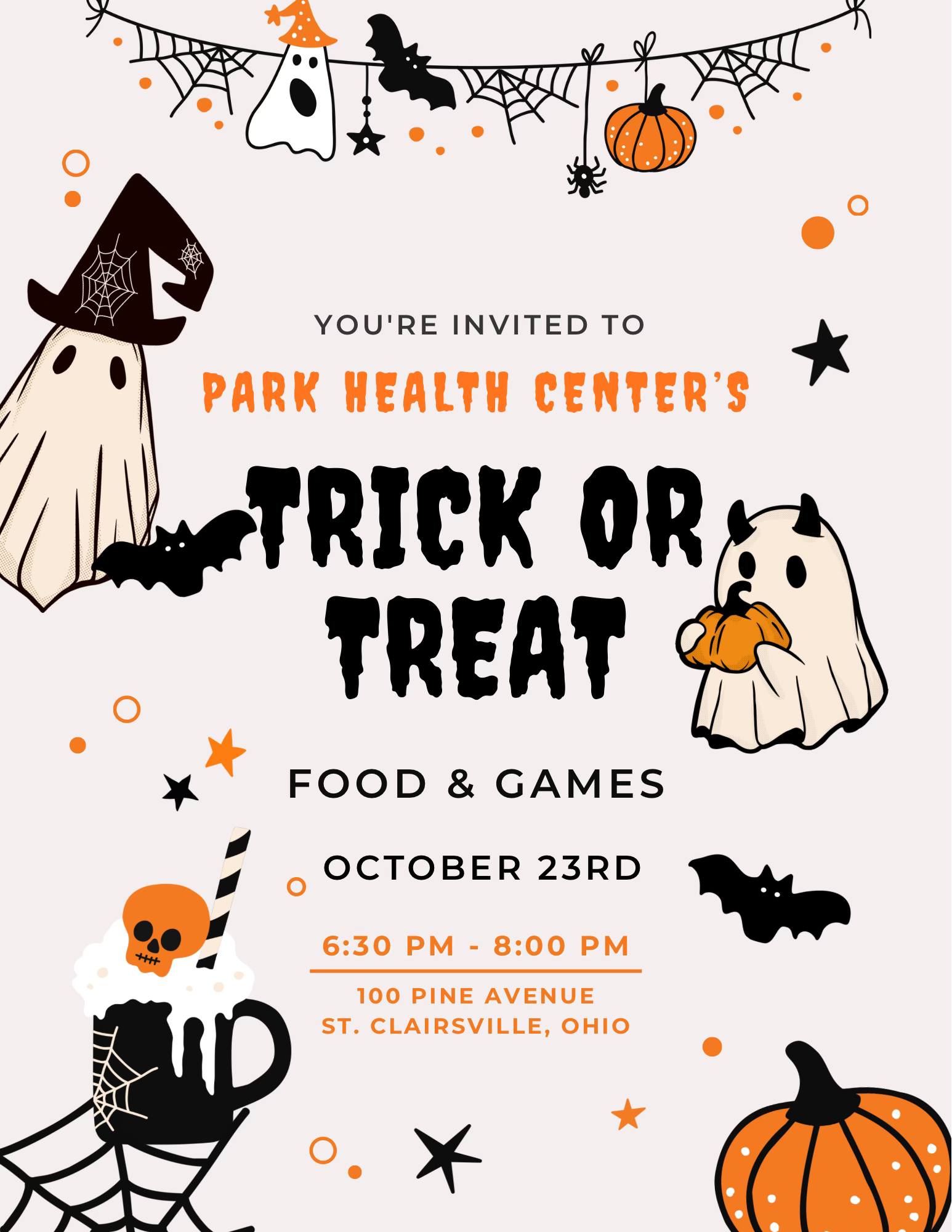 Trick or Treat @ Park Health Center