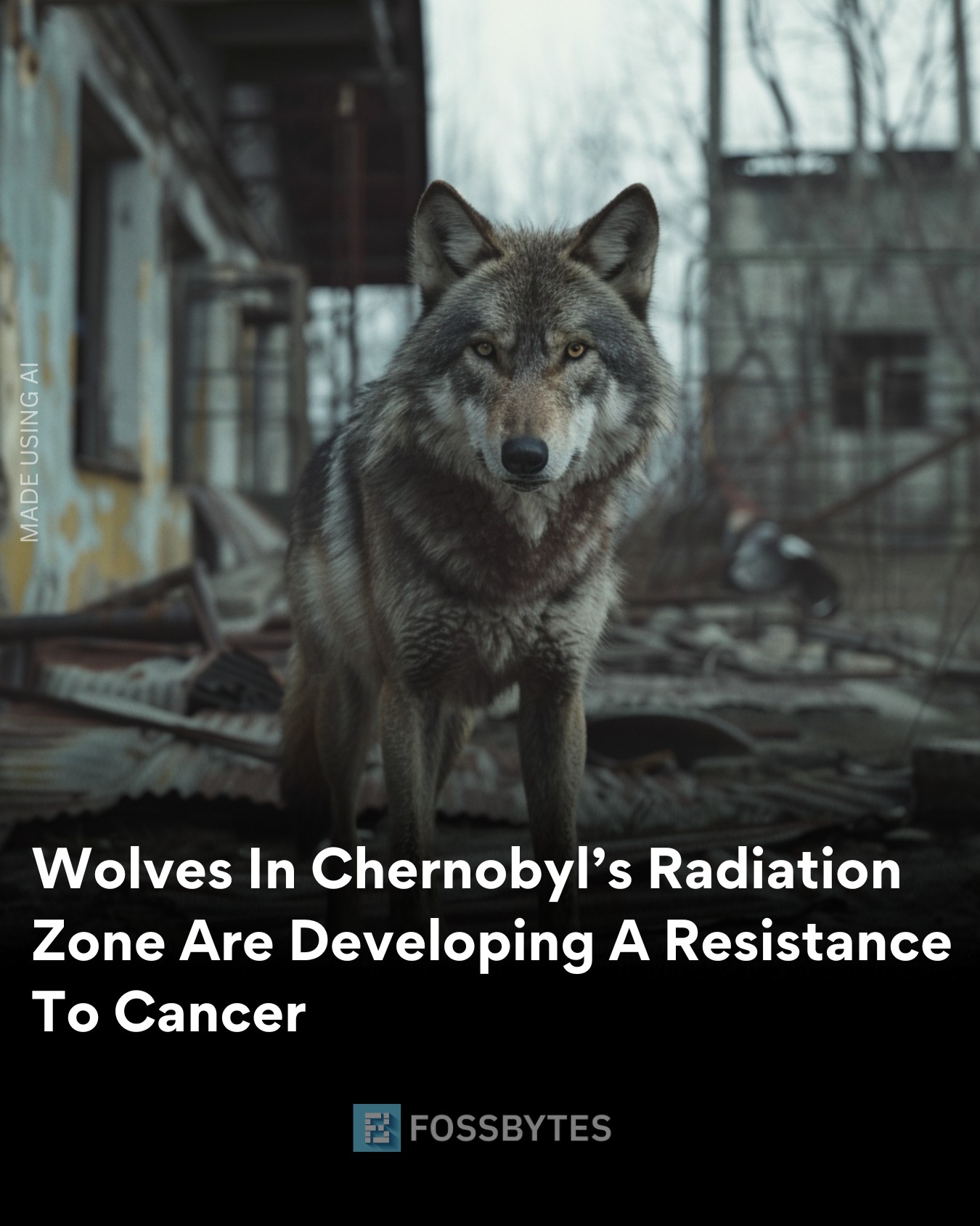 Fossbytes - A study suggests wolves near Chernobyl may...