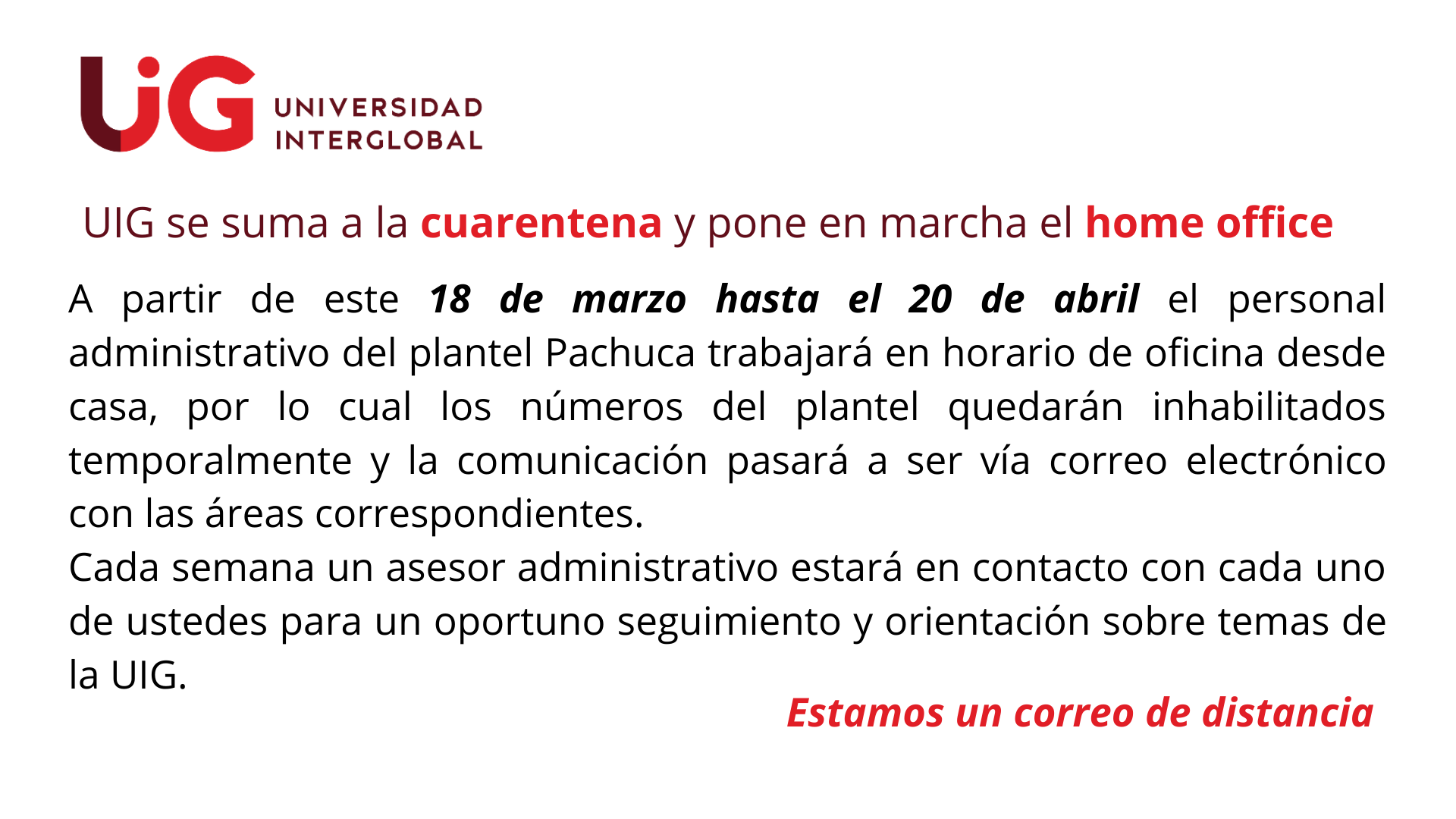 La salud de todos es... - Universidad Interglobal Pachuca