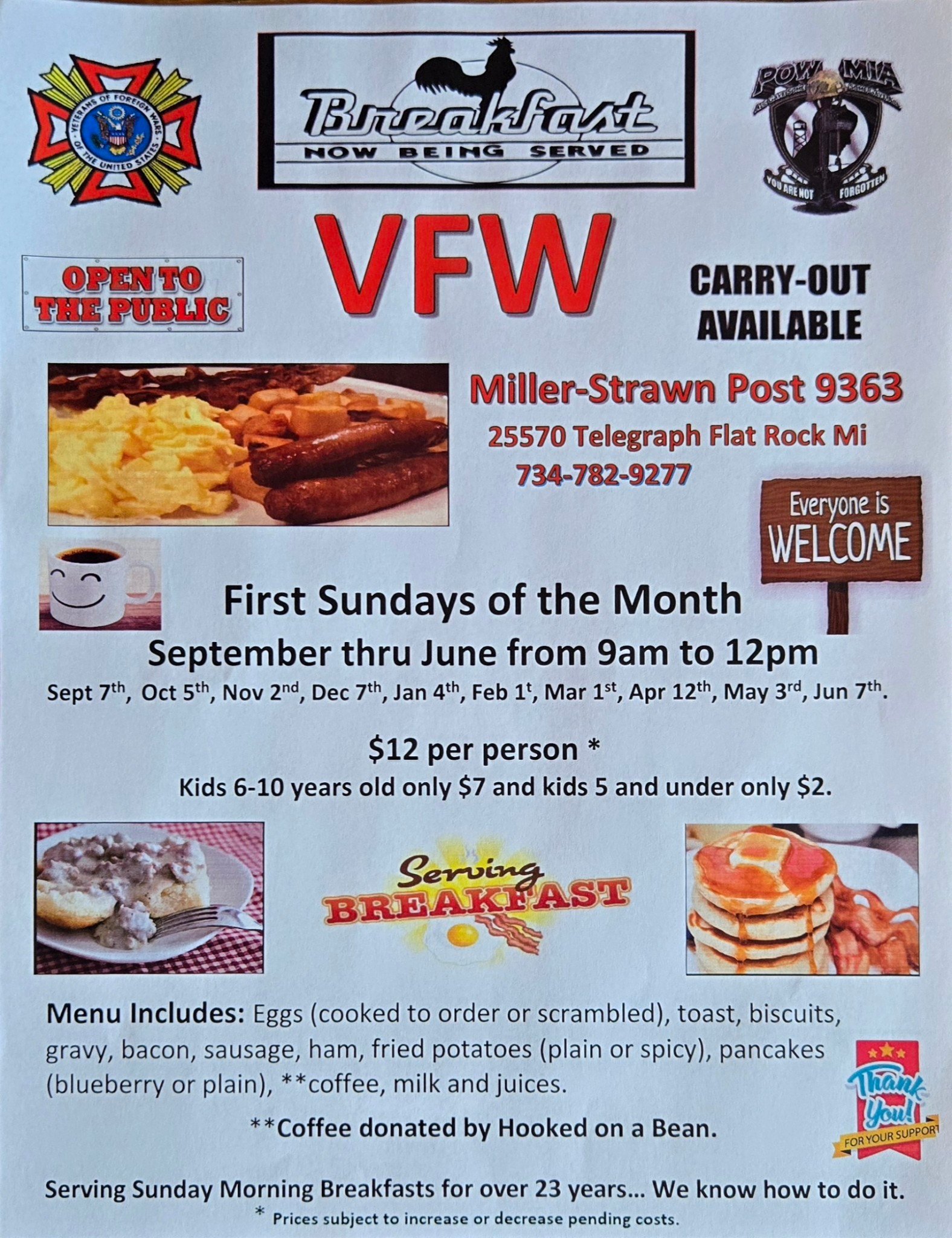 Miller Strawn VFW Post 9363 | Flat Rock MI