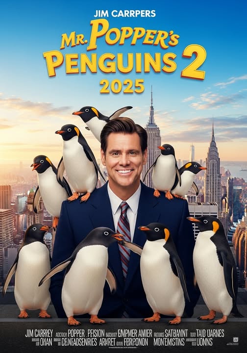 Breaking - 🎬 Mr. Popper's Penguins 2 (2025) 👉 Jim Carrey, Carla Gugino ...