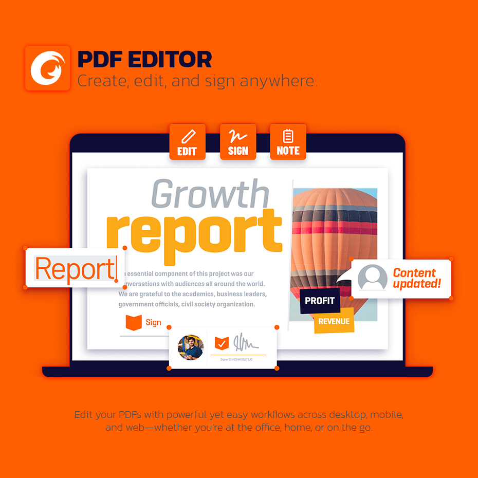 Software - Foxit PDF Editor มีแถบเครื่องมือสไตล์ Ribbon ที่ชัดเจนและ ...