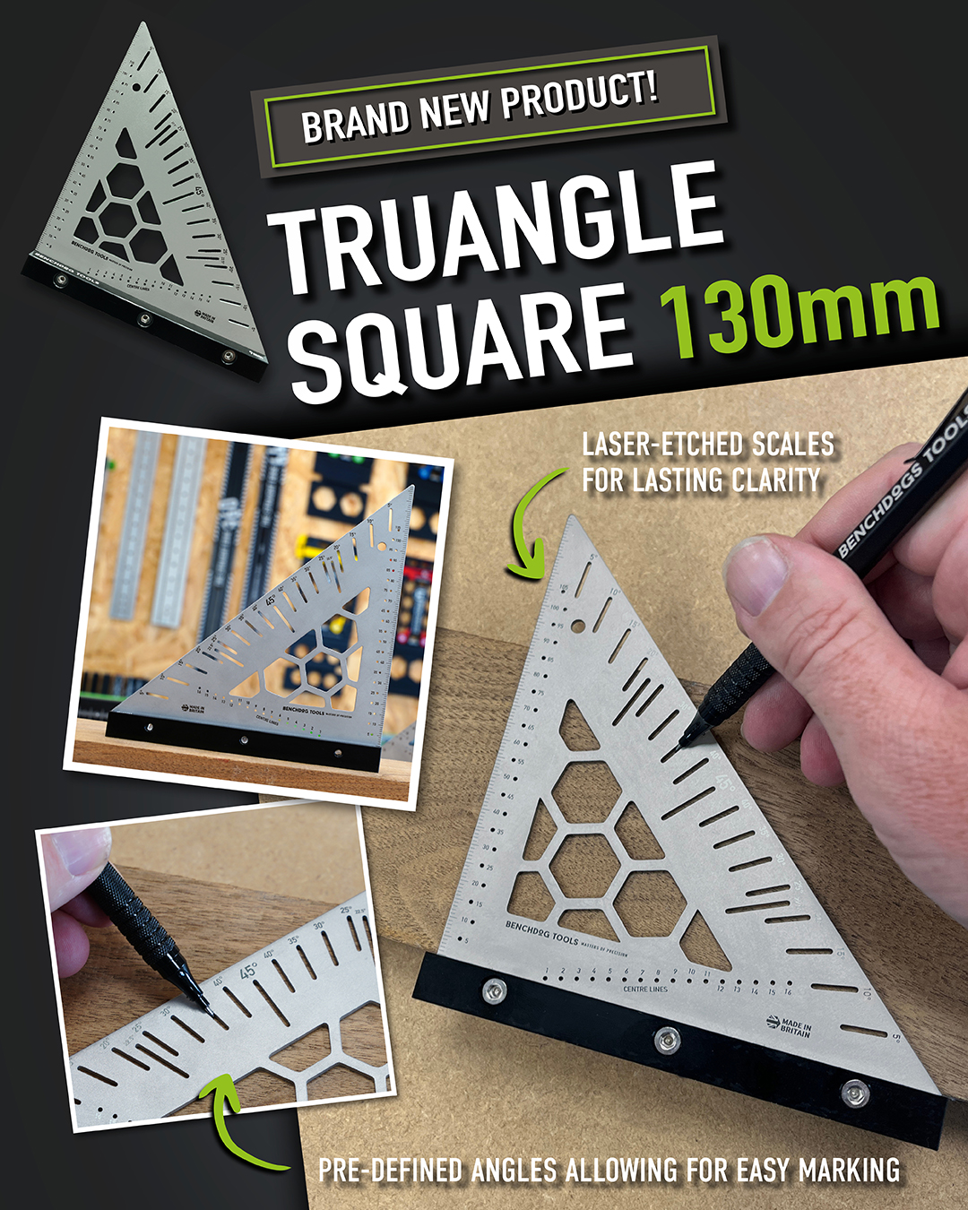 Benchdog - 🆕 Ultra Precise and built to perform, the Benchdogs Truangle ...