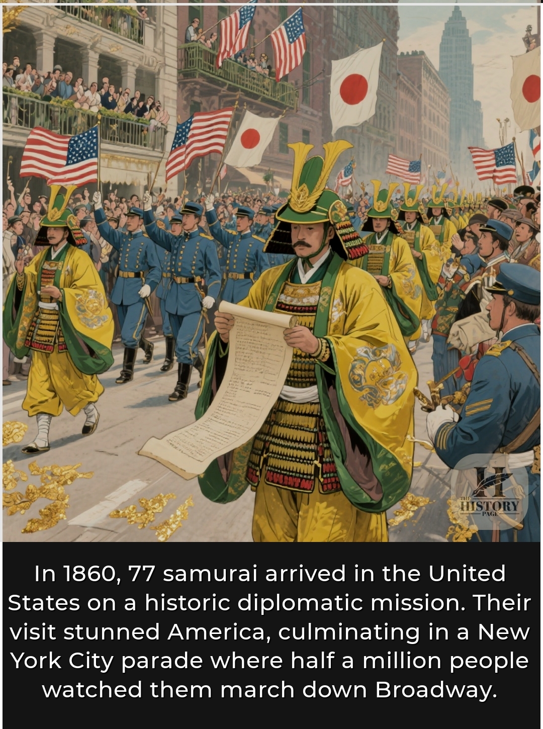 CTHY シルクタイ 1**st Samurai Ambassadors to America, 1860. Historic Matthew Brady