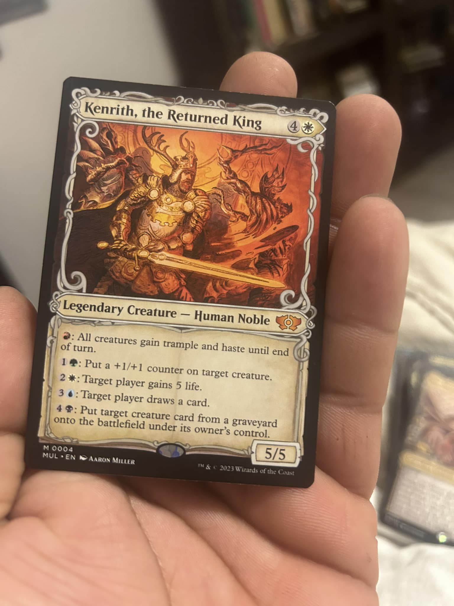 mtg kenrith the returned king commander deck Kenrith, Five-Color Control Combo Magic Commande – CommanderComplete Kenrith, the Returned King [Multiverse
