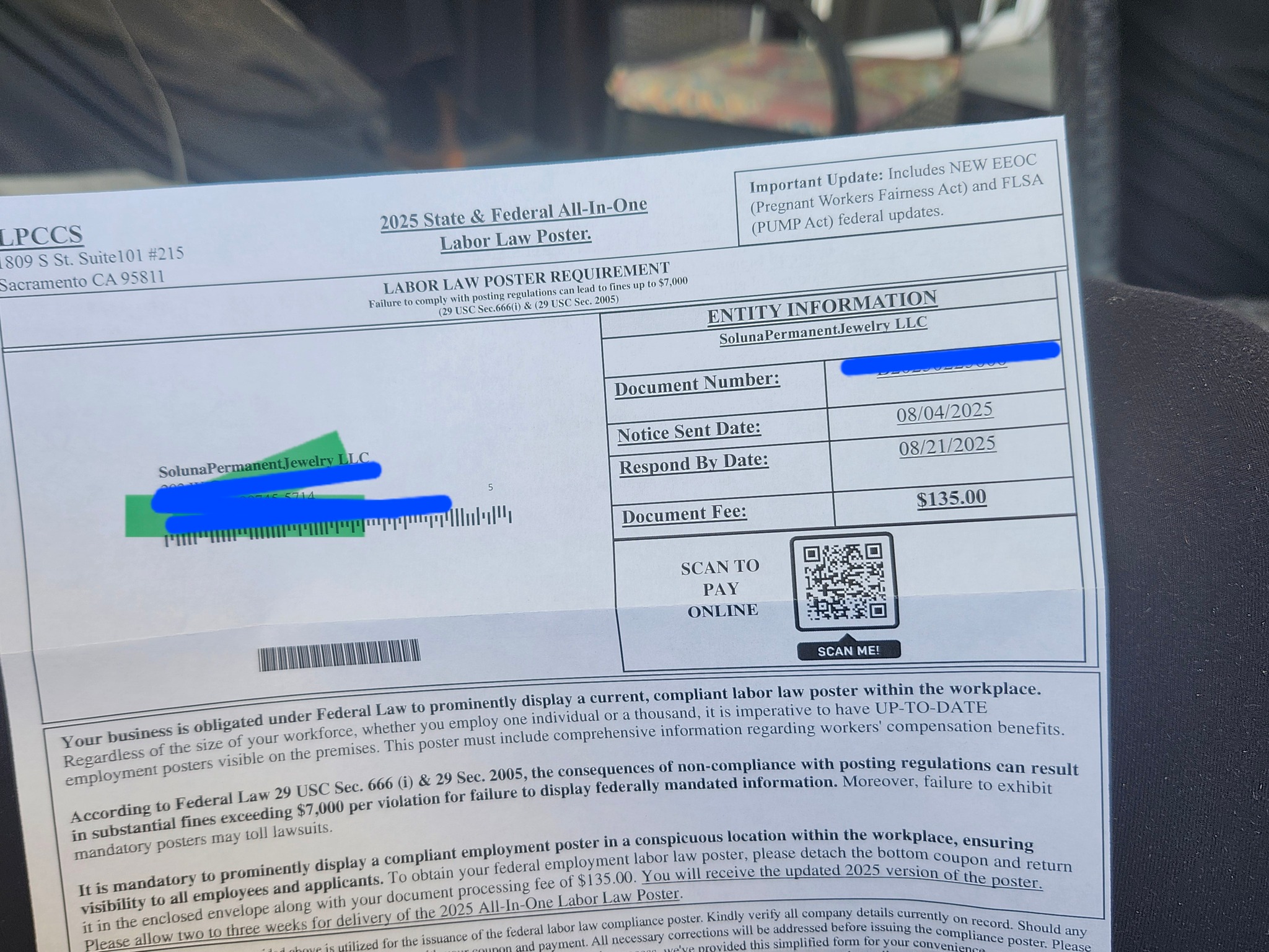 SCAM ALERT**** Another scam circling around our area. This one