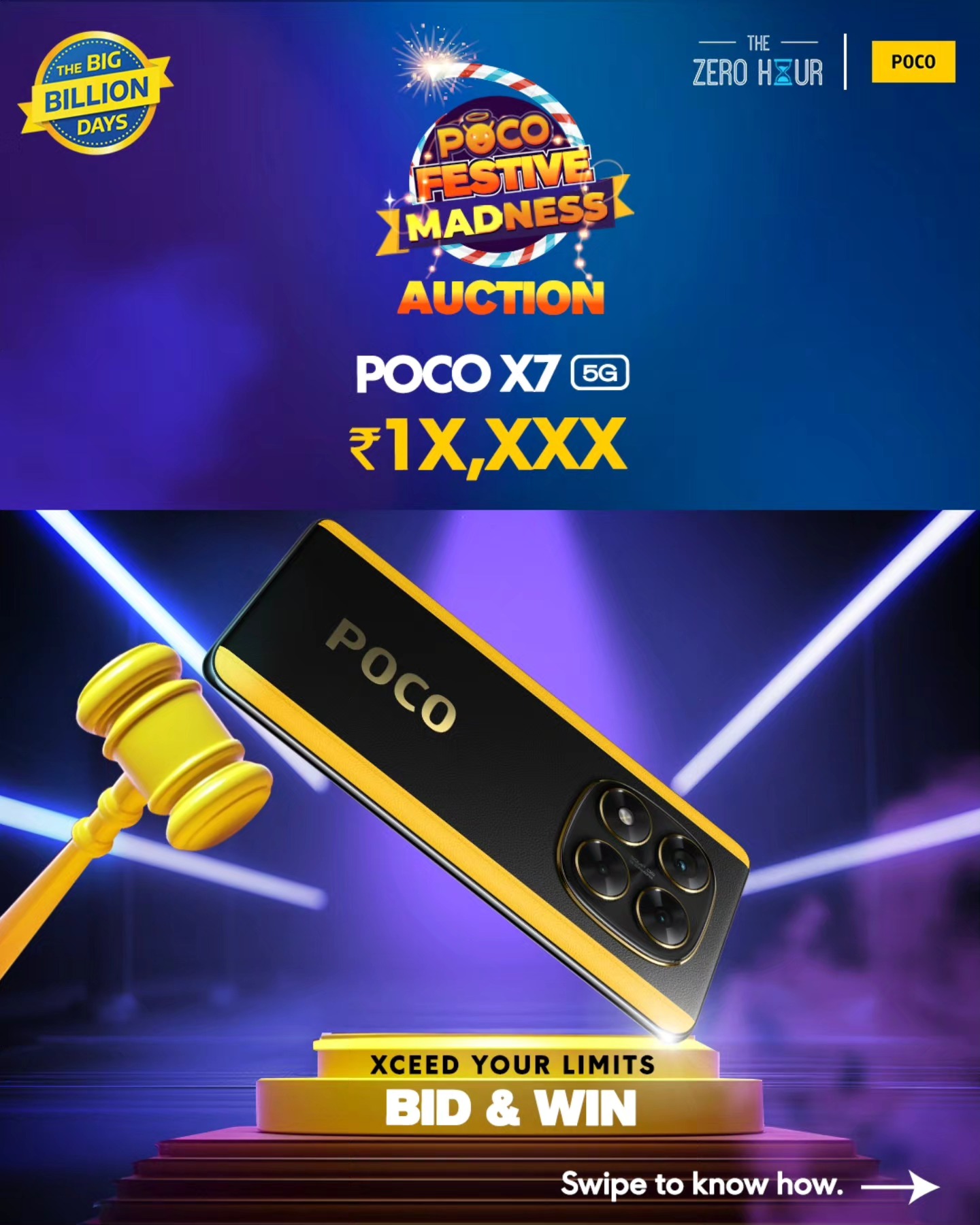 POCO India - Win big at the #POCOFestiveMadness Auction.... | Facebook