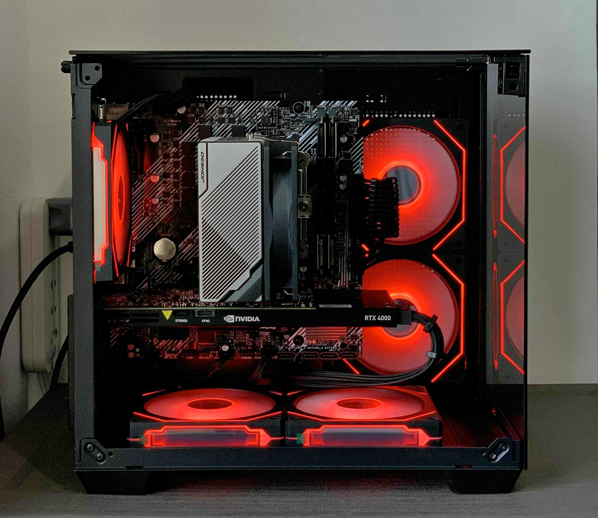 GAMING SYSTEM UNIT RYZEN 5 5500 16GB RAM DDR4 512GB SSD RTX 4000 VCARD ...