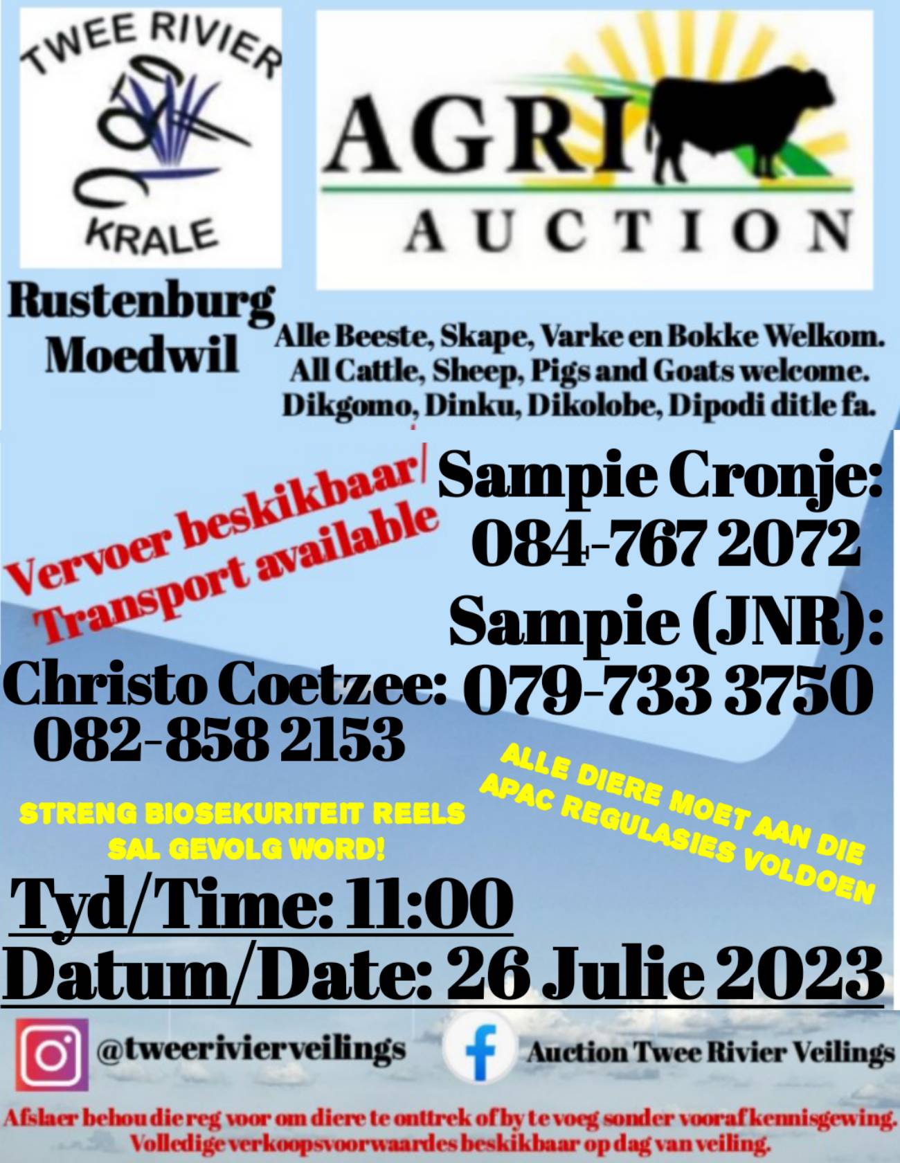 Twee Rivier Veilings/Auctions | Facebook