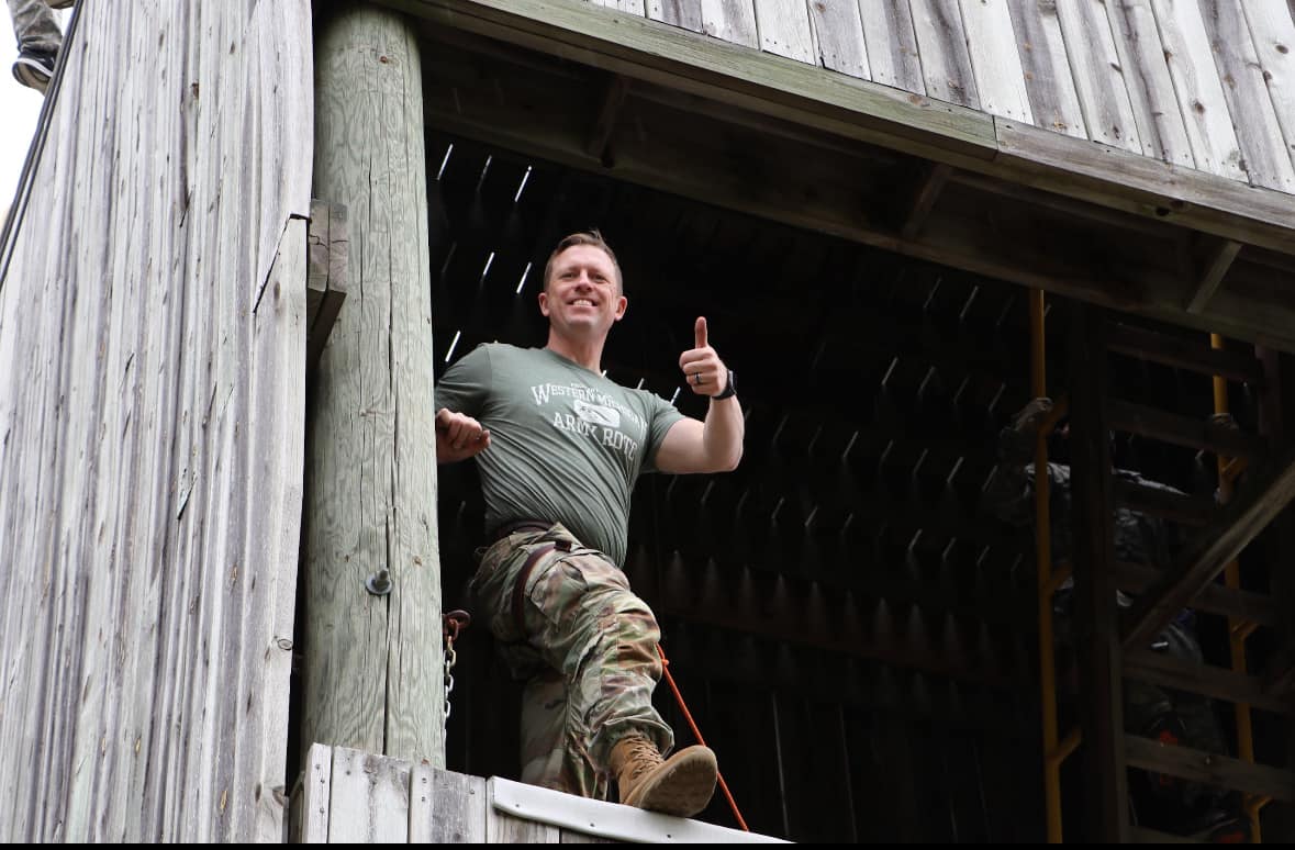 The rappel tower... - Western Michigan University Army ROTC