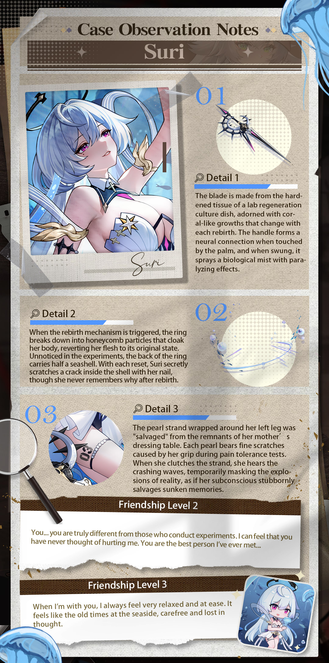 Echocalypse - [Suri Observation Notes] 🔍 She is an experimental subject ...
