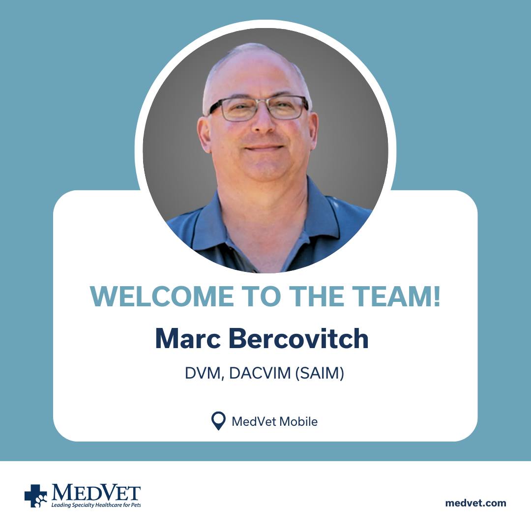MedVet Mobile - We're thrilled to welcome Dr. Marc...