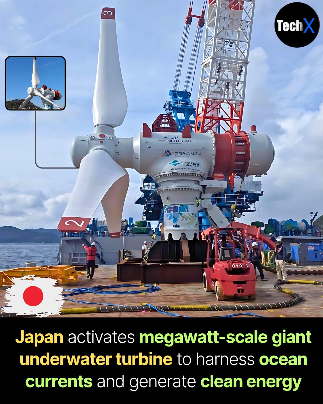 Tech - 🌊⚡ Japan Just Turned the Ocean Into Power! Japan has officially ...