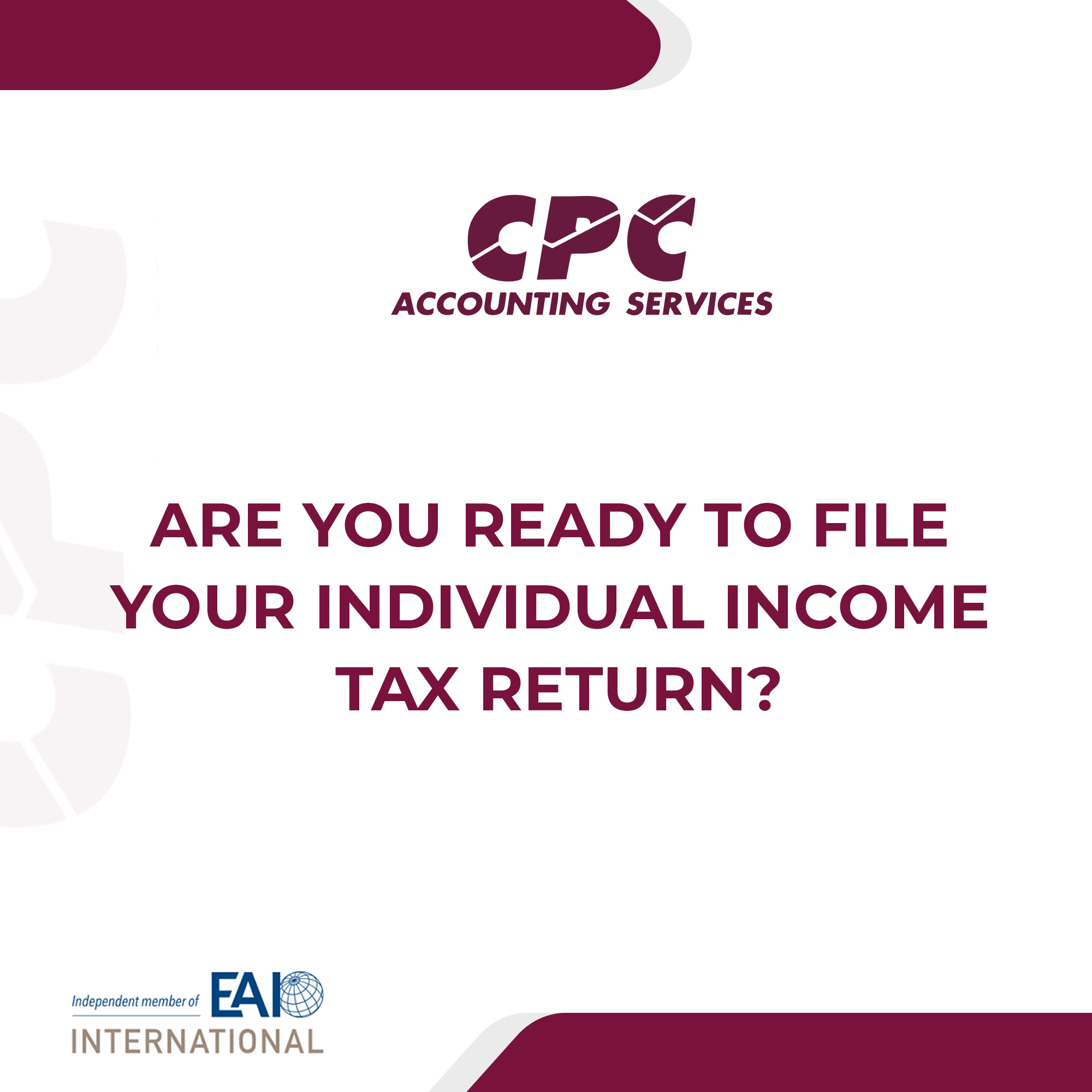 👉🔴 Are you ready to file your... - CPC Accounting Services