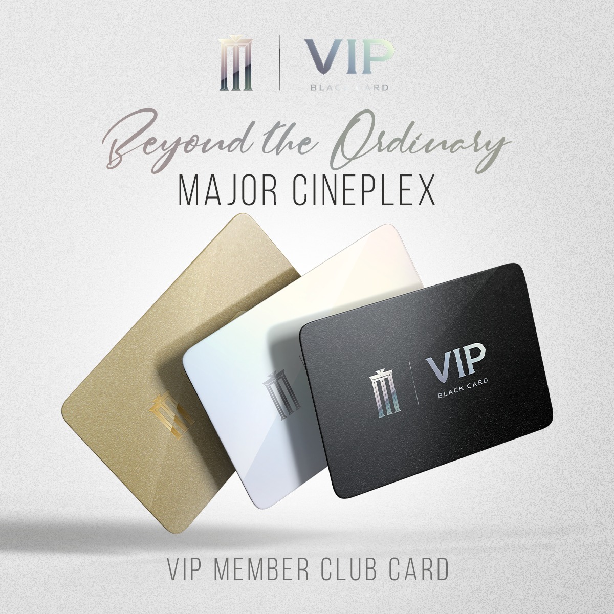 Major Group - ใหม่ VIP Member Card Beyond the Ordinary... | Facebook