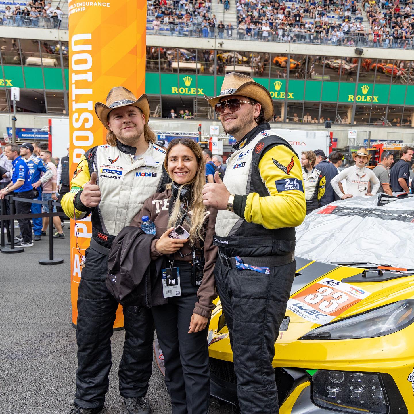Lisa Yasmin - 24h of Le Mans 🏁 thx @corvette.racing 🙏...