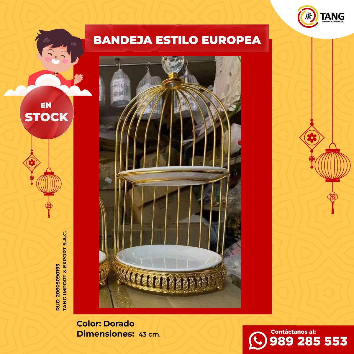 ¡LÍNEA DORADA IDEAL PARA TUS... - TANG - Import & Export SAC