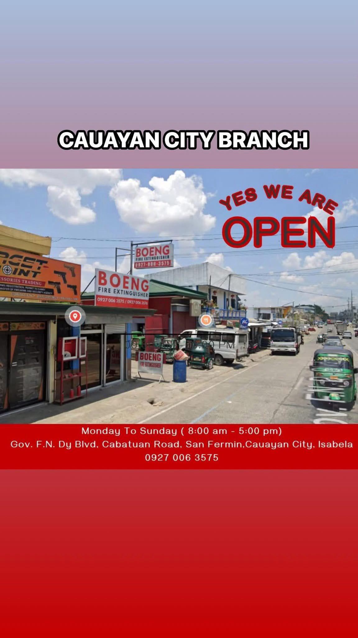 BOENG Fire Extinguisher | Cauayan