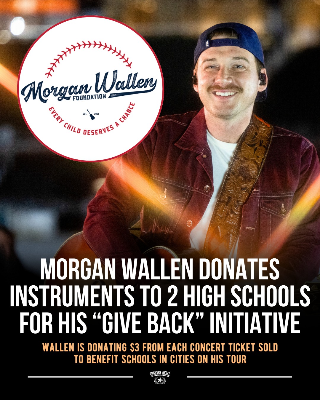 Classic - Donating $3 from each concert ticket sold, Morgan Wallen and ...