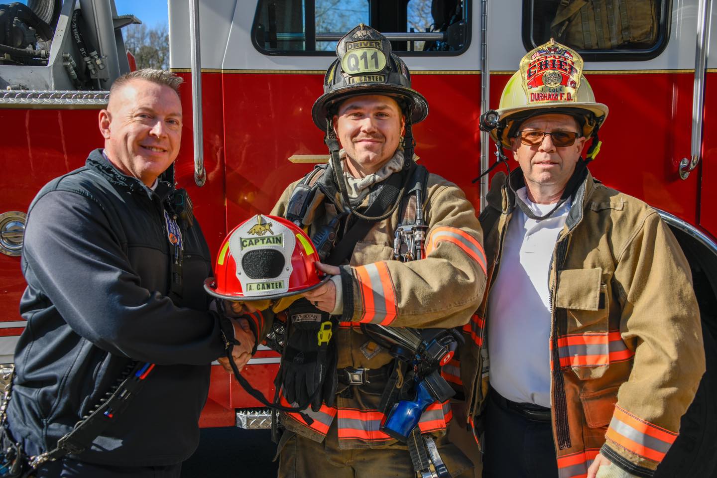 Nine more DFD members received... - Durham Fire Department